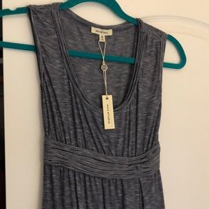 max studio Jersey maxi dress blue marl print (XS)